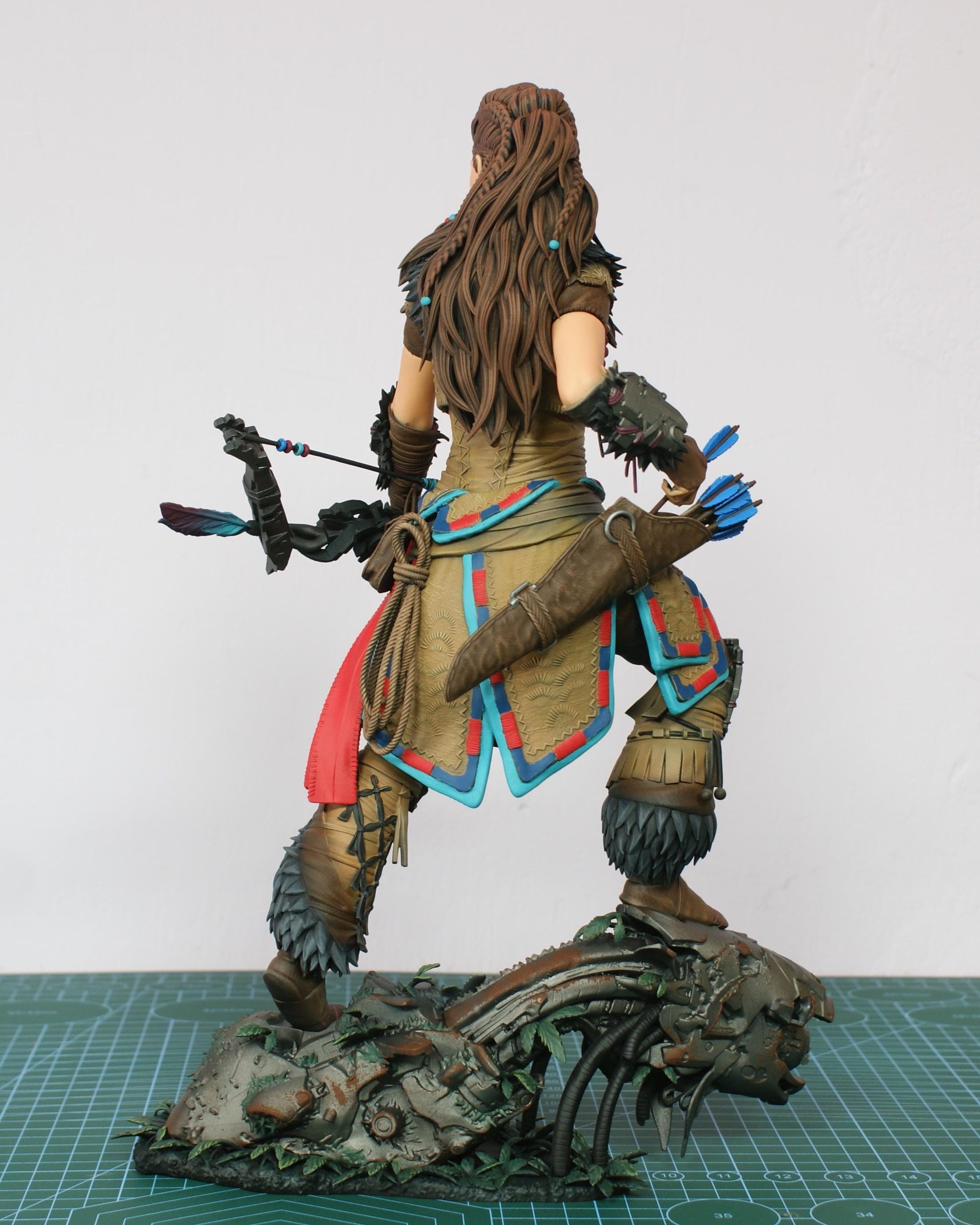 Aloy Statue 3D Printed | Gift For Gamer | Handmade Gift | Resin Figure | Hand Painted __etsy:7672913247