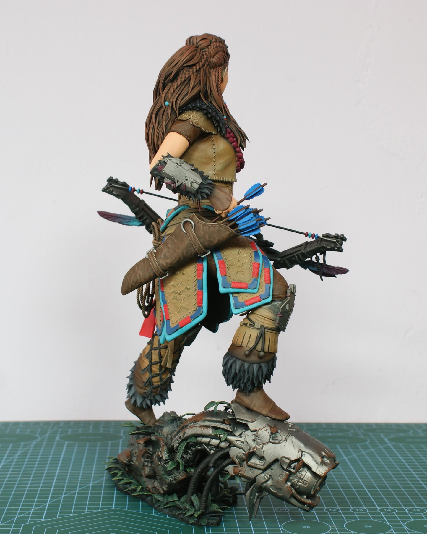 Aloy Statue 3D Printed | Gift For Gamer | Handmade Gift | Resin Figure | Hand Painted __etsy:7672913237