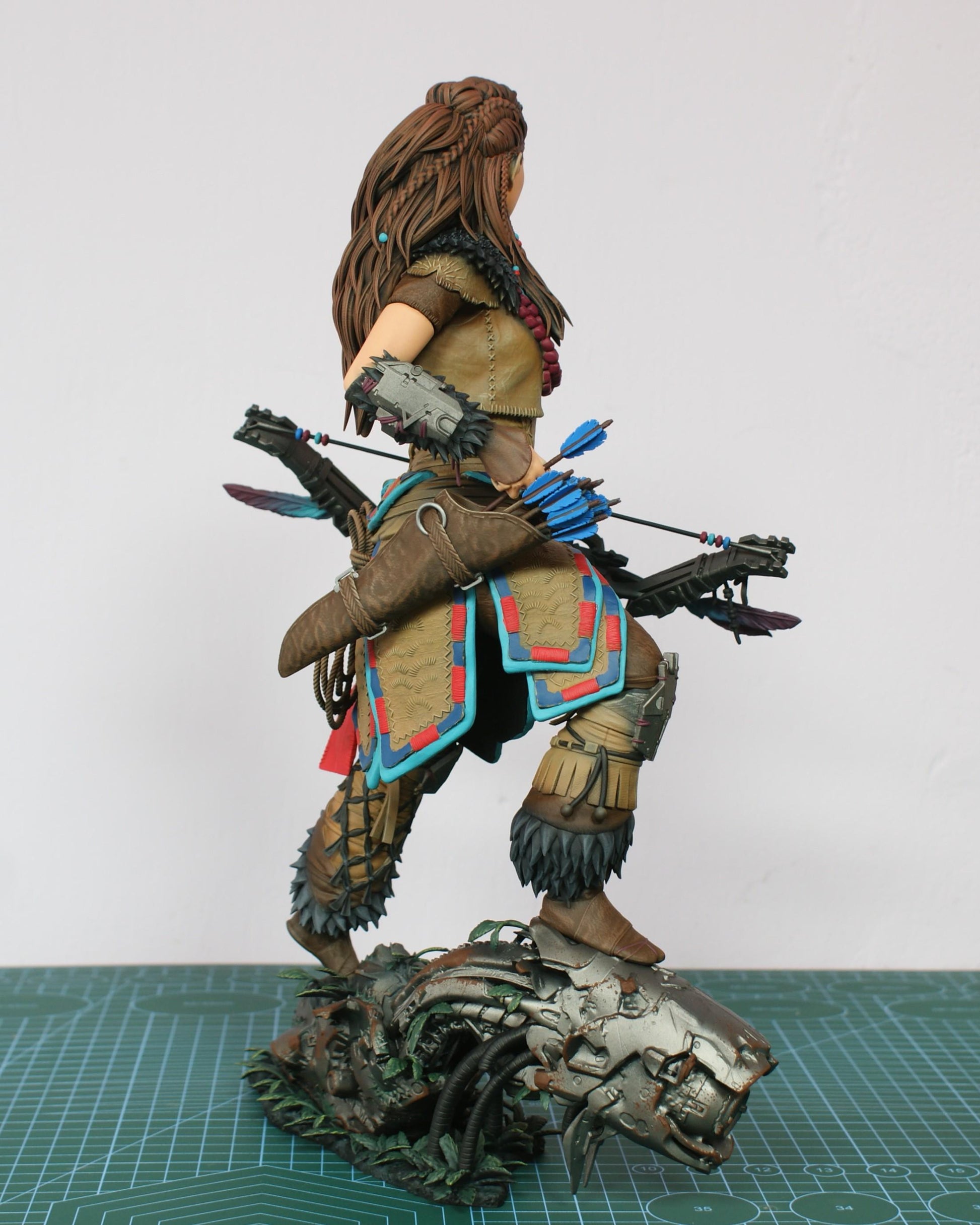 Aloy Statue 3D Printed | Gift For Gamer | Handmade Gift | Resin Figure | Hand Painted __etsy:7672913237