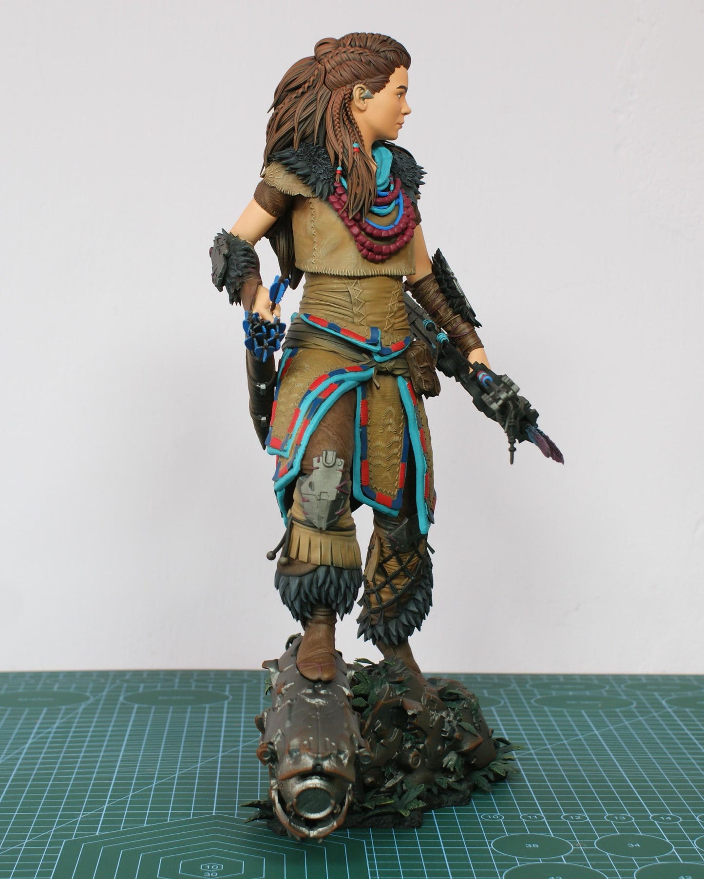 Aloy Statue 3D Printed | Gift For Gamer | Handmade Gift | Resin Figure | Hand Painted __etsy:7624965094