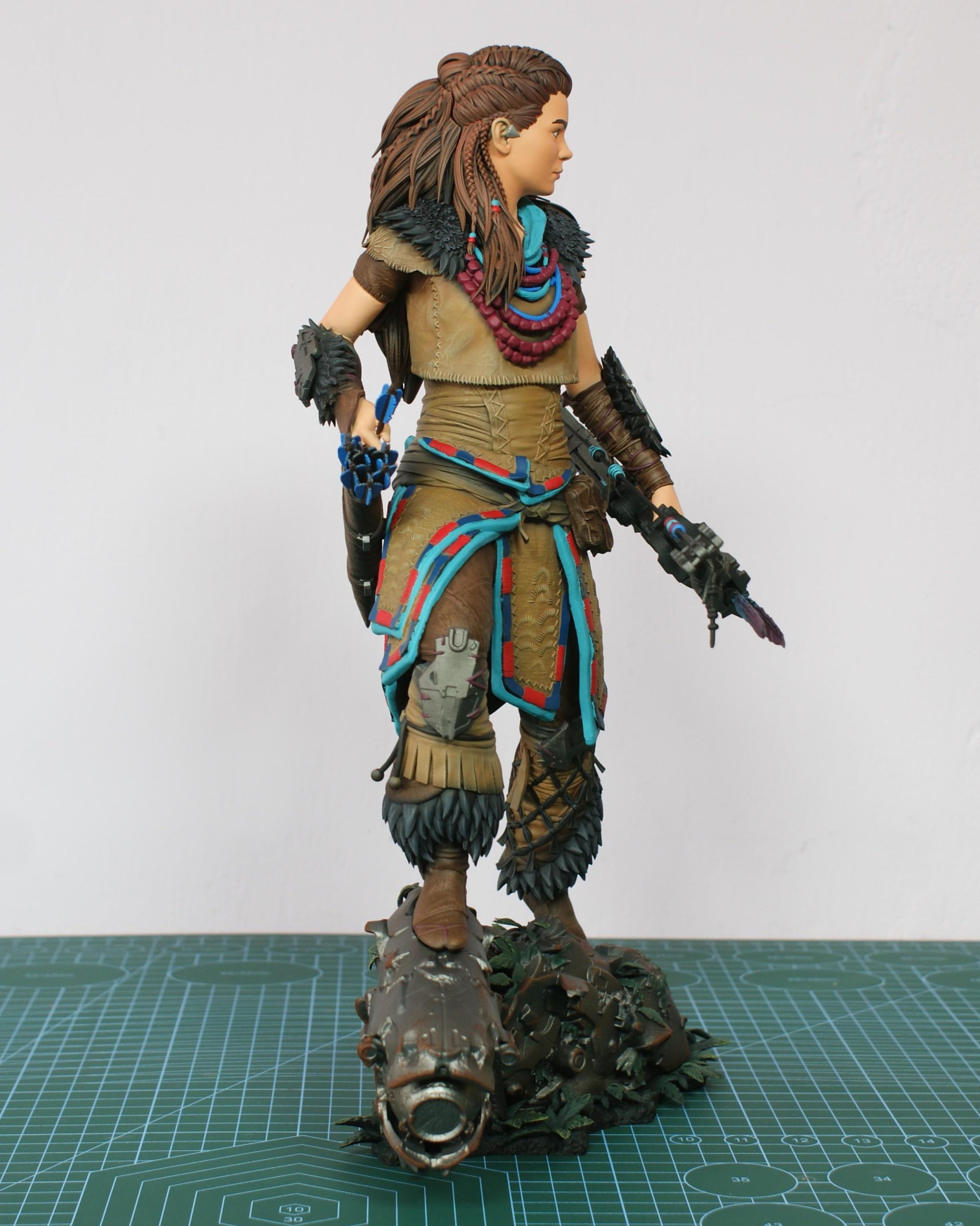 Aloy Statue 3D Printed | Gift For Gamer | Handmade Gift | Resin Figure | Hand Painted __etsy:7624965094