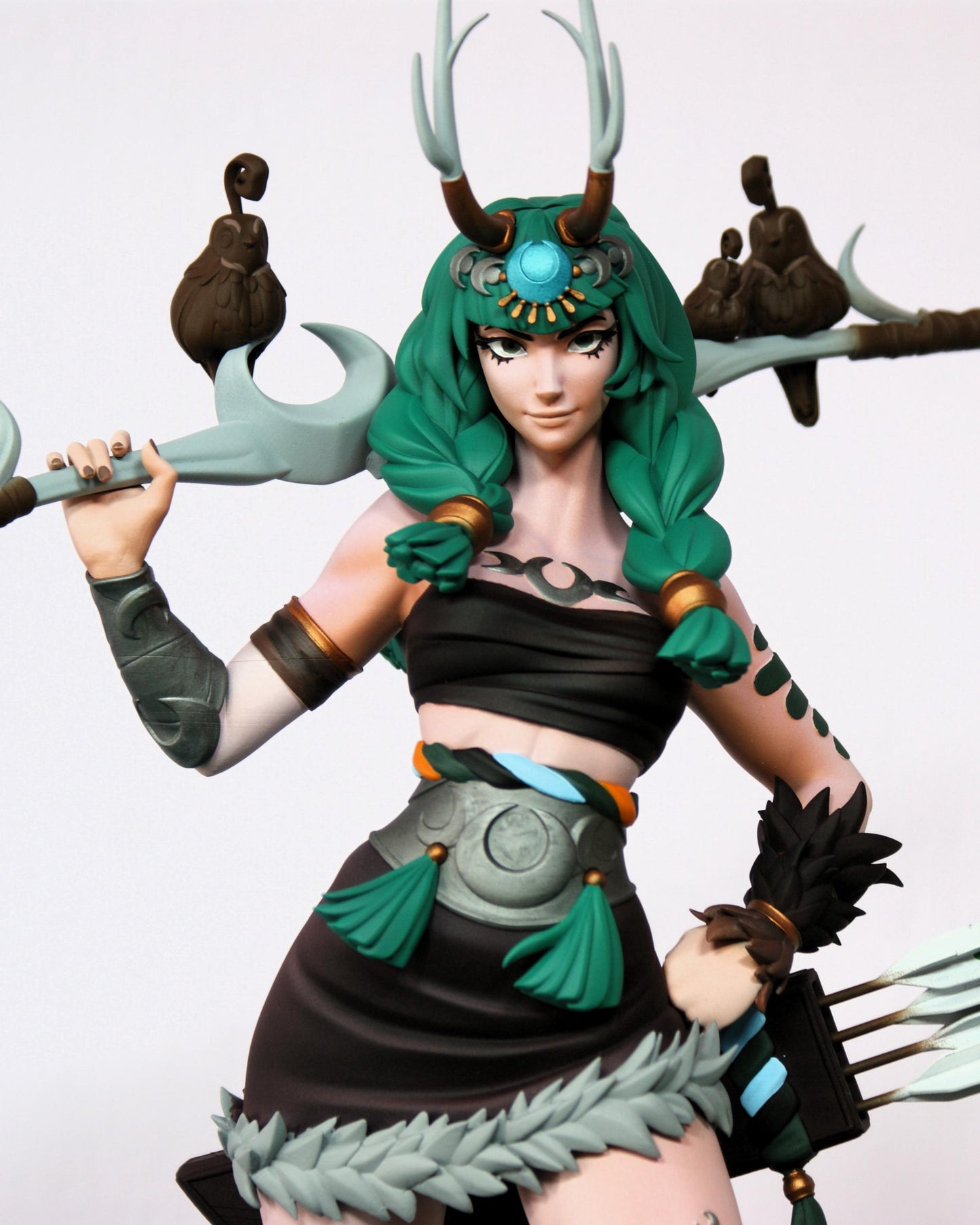 Artemis Statue 3D Printed | Gift For Gamer | Mythology | Resin Figure | Handmade Gift | Hand Painted __etsy:7624959326