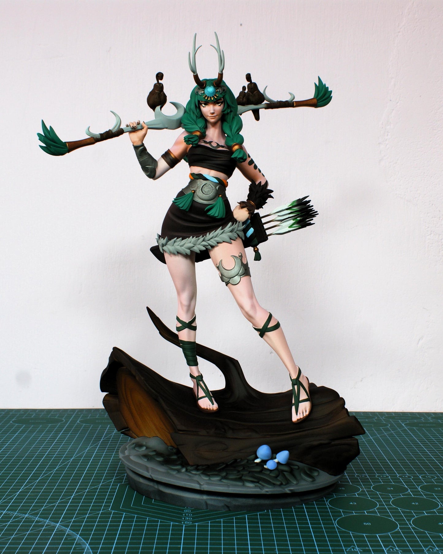 Artemis Statue 3D Printed | Gift For Gamer | Mythology | Resin Figure | Handmade Gift | Hand Painted __etsy:7672906131