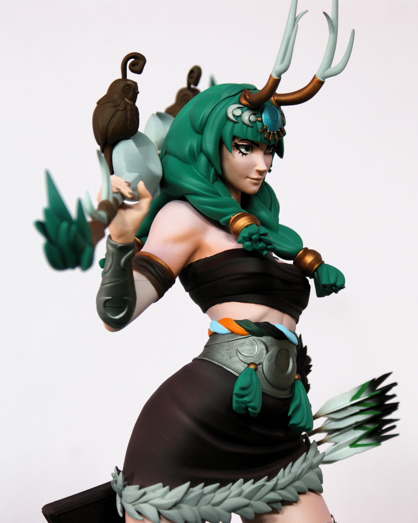 Artemis Statue 3D Printed | Gift For Gamer | Mythology | Resin Figure | Handmade Gift | Hand Painted __etsy:7672906109