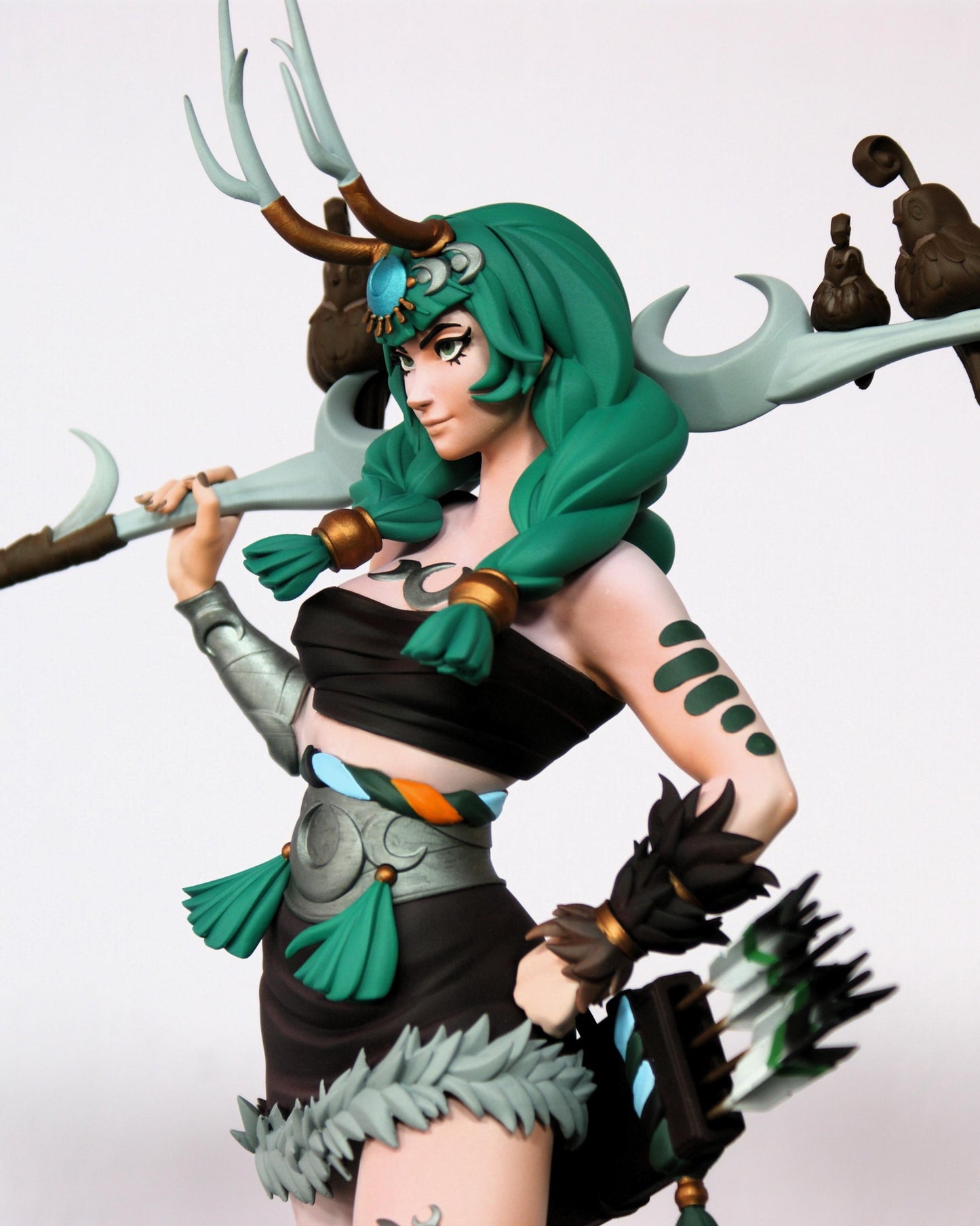 Artemis Statue 3D Printed | Gift For Gamer | Mythology | Resin Figure | Handmade Gift | Hand Painted __etsy:7624957820