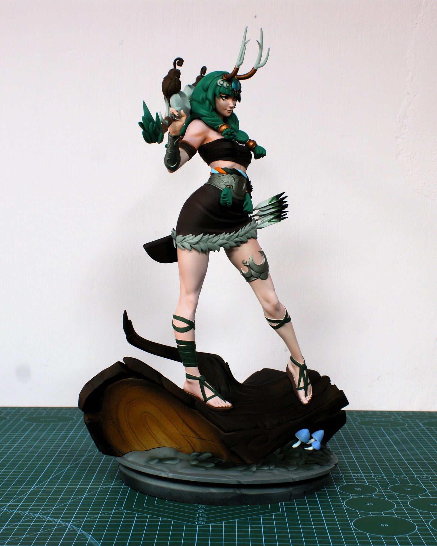 Artemis Statue 3D Printed | Gift For Gamer | Mythology | Resin Figure | Handmade Gift | Hand Painted __etsy:7672906127