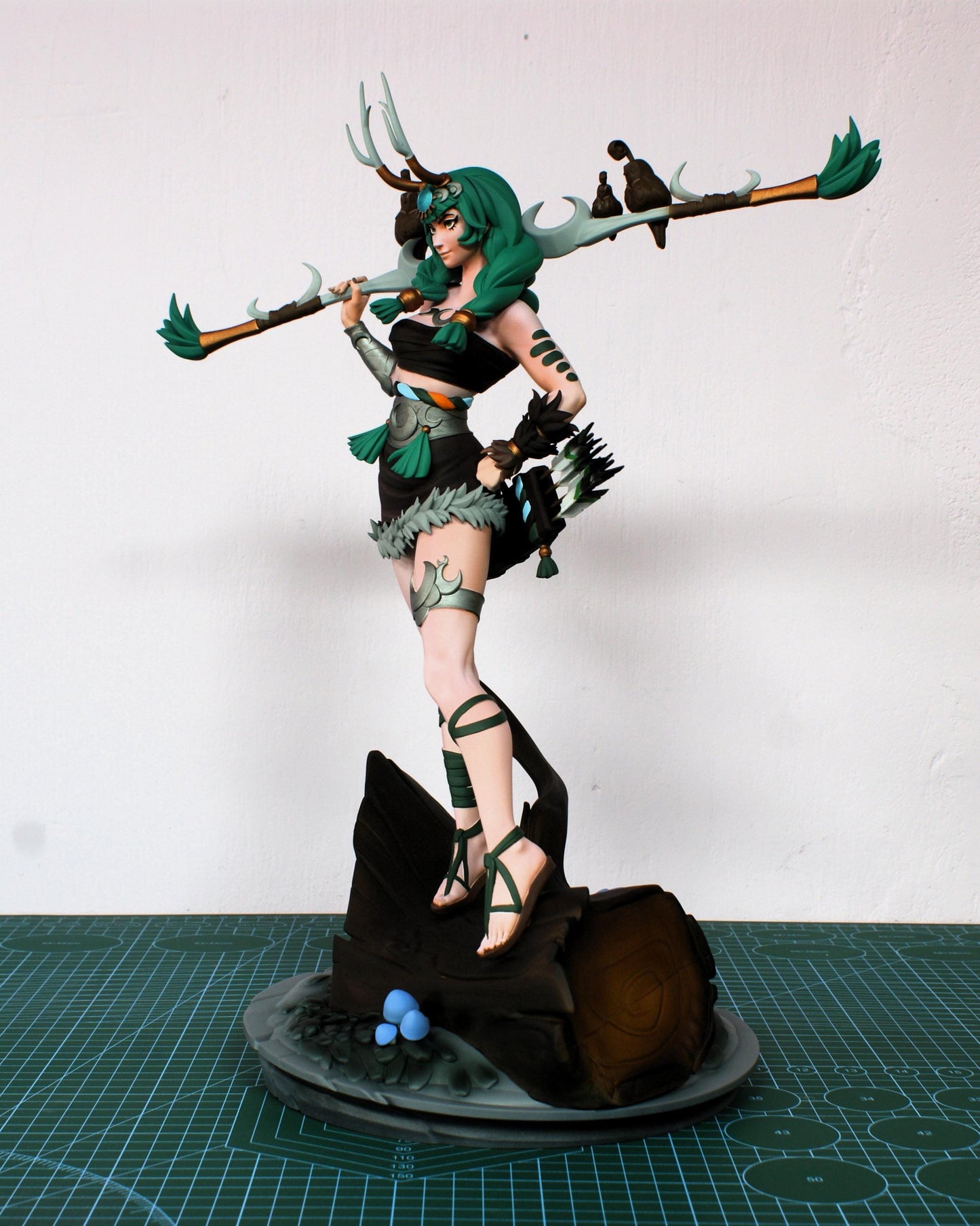 Artemis Statue 3D Printed | Gift For Gamer | Mythology | Resin Figure | Handmade Gift | Hand Painted __etsy:7672906129