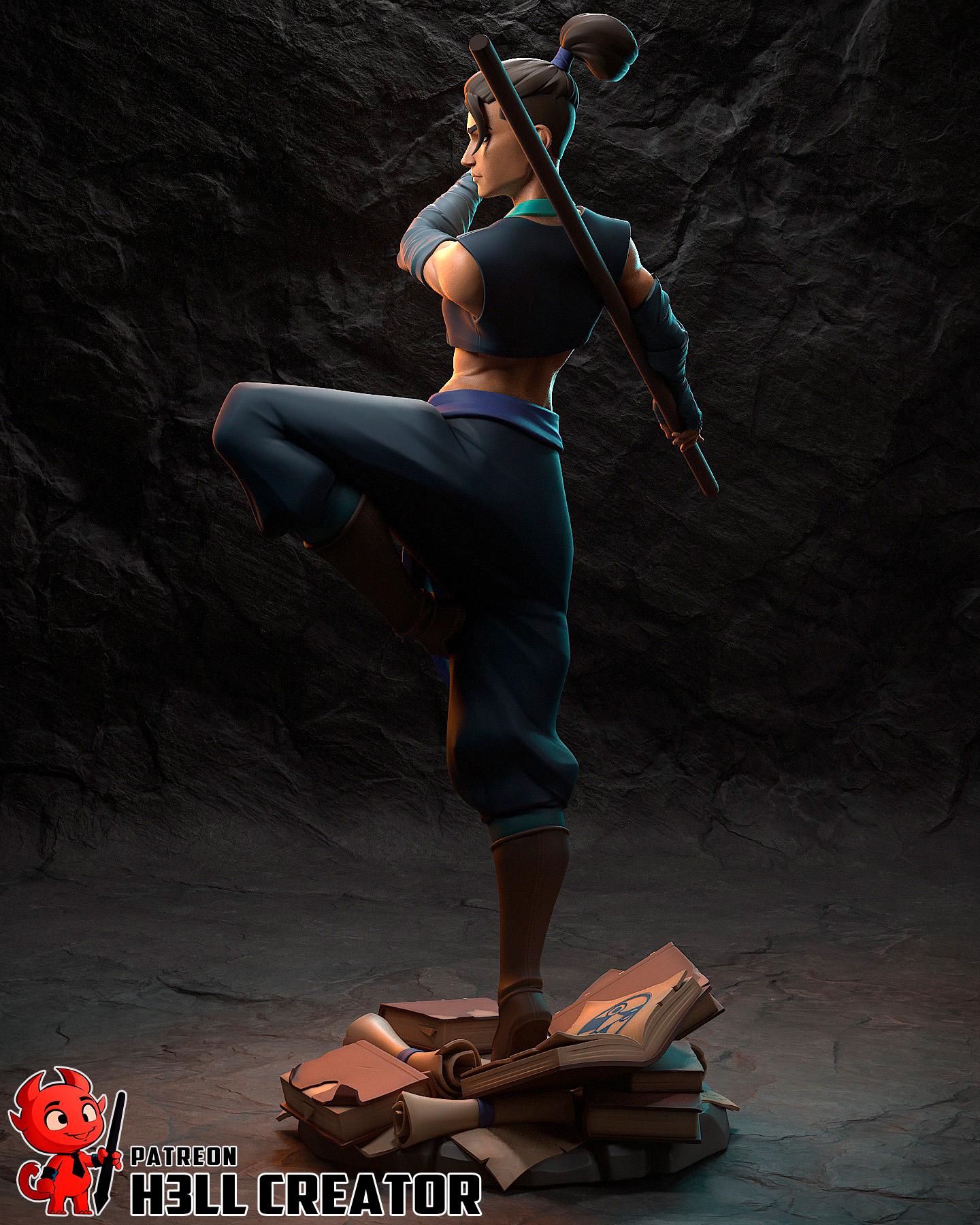 Beauregard Lionett Statue 3D Printed | Gift For Gamer | Resin Figure | Hand Painted __etsy:7789016856