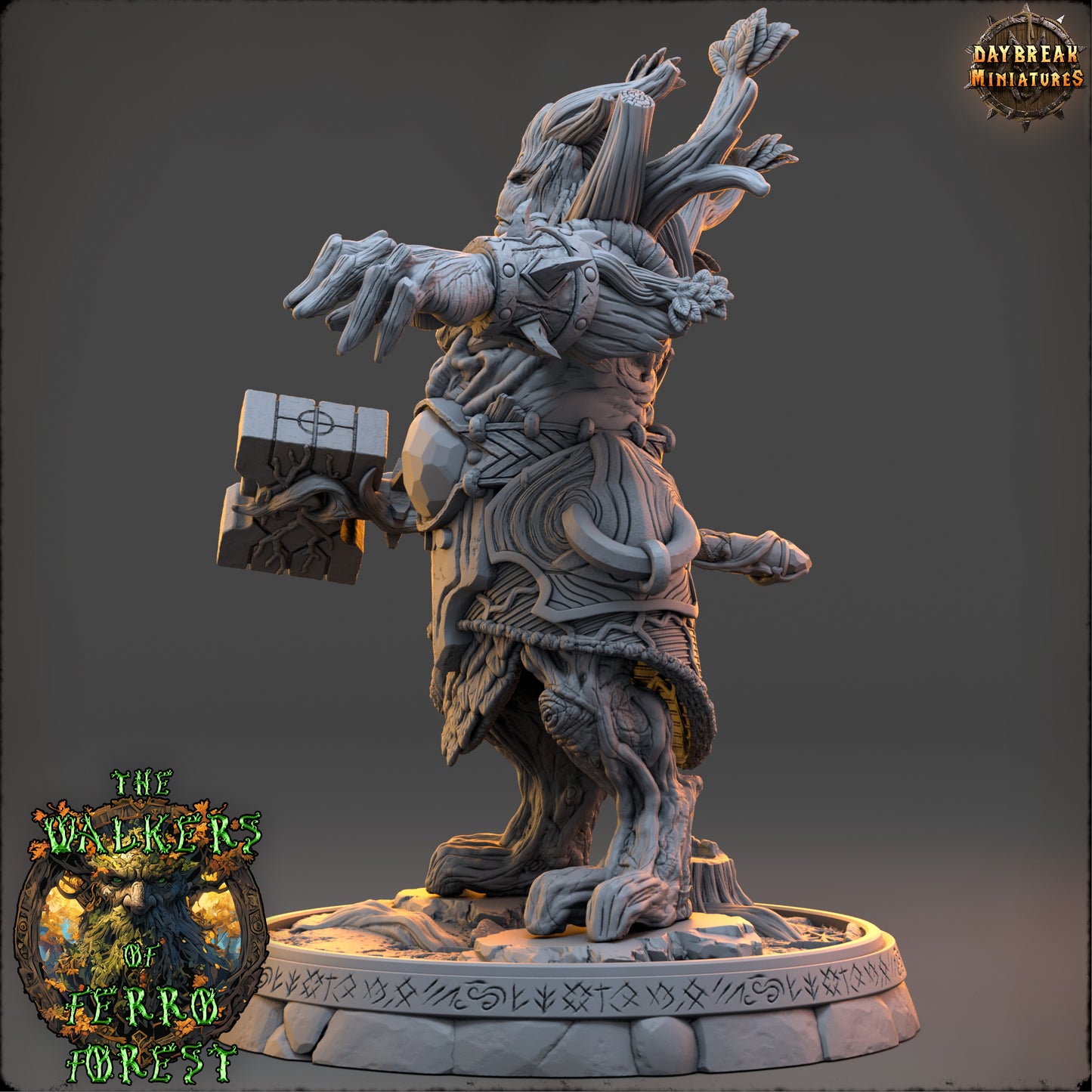 Forest Walker Paladin Miniature | Eryndor Gloamreach
