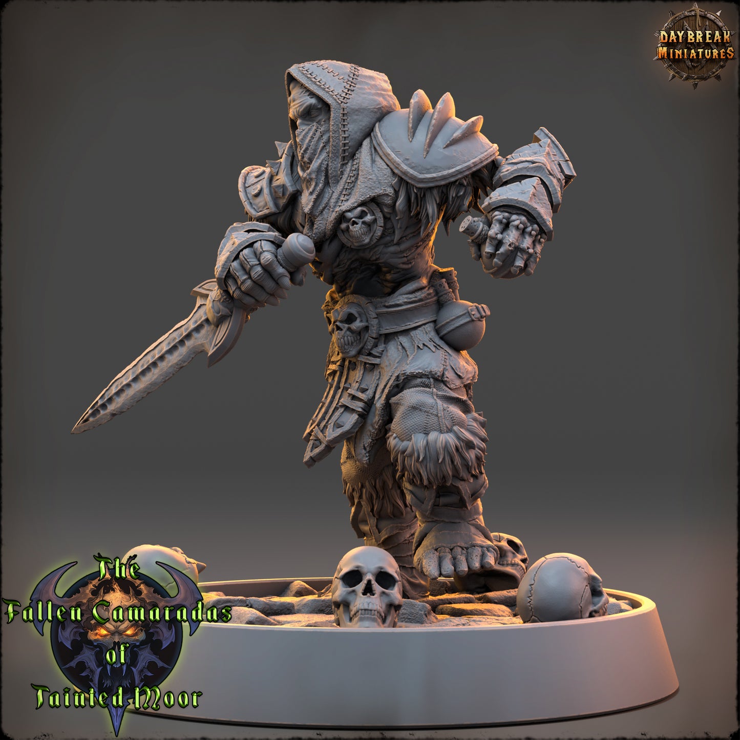 Undead Rogue Miniature | General Skarth Hollowfist