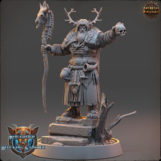 Viking Sorcerer Miniature | Lokur of the Dead