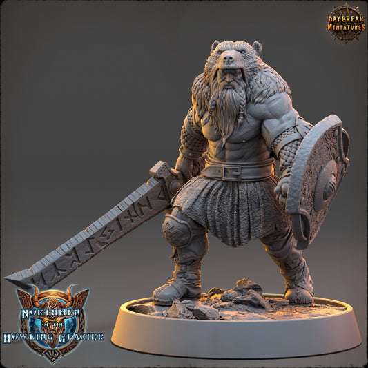 Viking Paladin Miniature | Magnar Runeblade