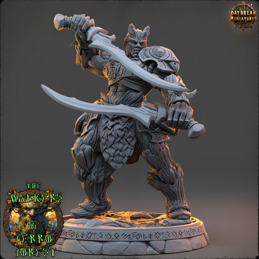Forest Walker Warrior Miniature | Malrik Wraithmere