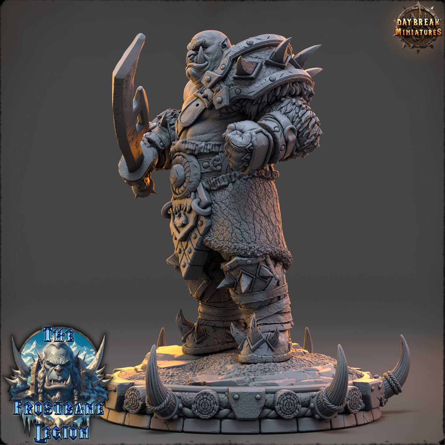 Orc Guardian Miniature | Mournak Ironblood
