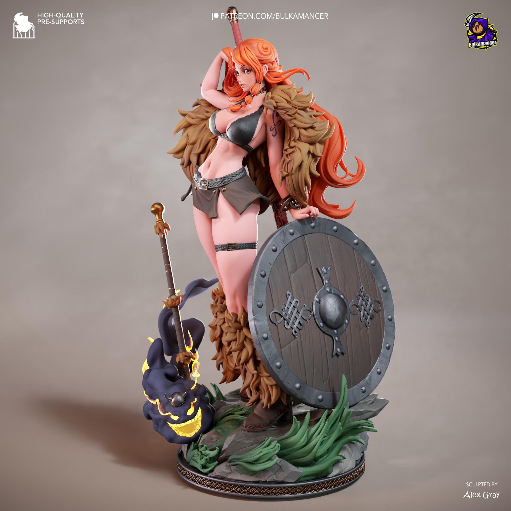 Nami Statue 3D Printed | Gift For Gamer | Resin Figure | Hand Painted __etsy:8168613410
