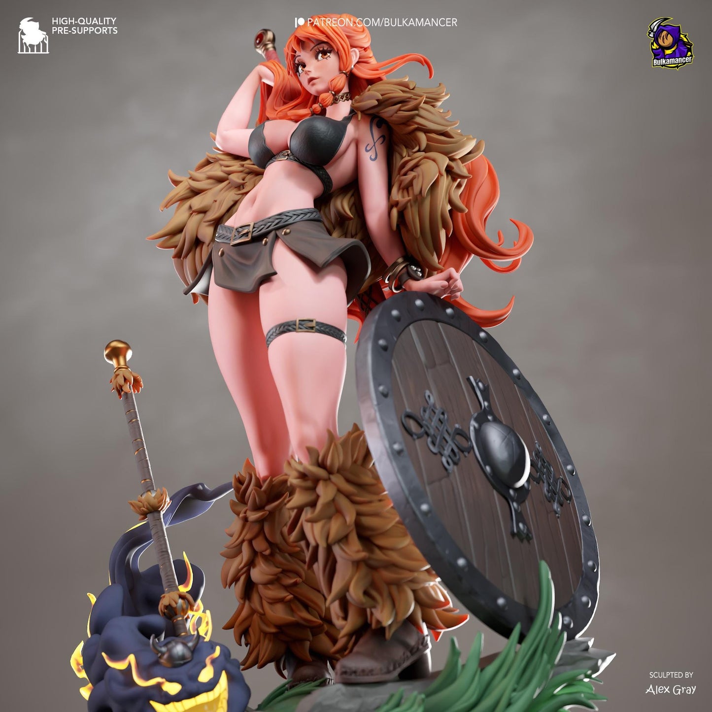 Nami Statue 3D Printed | Gift For Gamer | Resin Figure | Hand Painted __etsy:8216544757