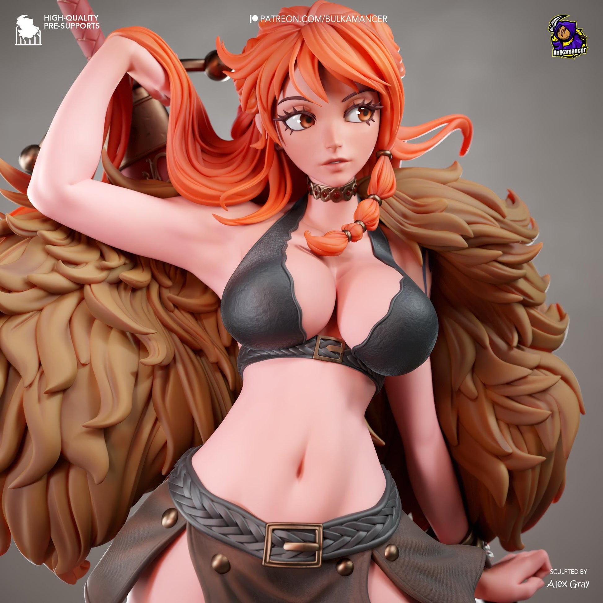 Nami Statue 3D Printed | Gift For Gamer | Resin Figure | Hand Painted __etsy:8216544785