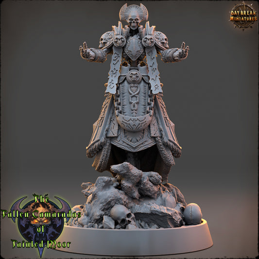 Undead Priest Miniature | The Deathpriest of Tainted Moor