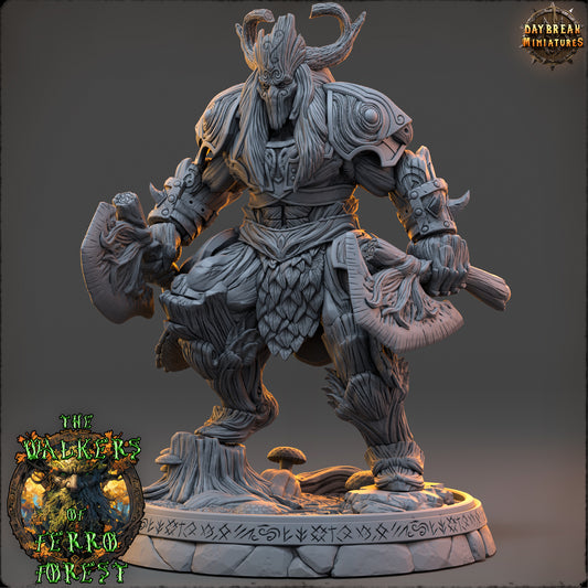 Forest Walker Barbarian Miniature | Vaelith Duskborne