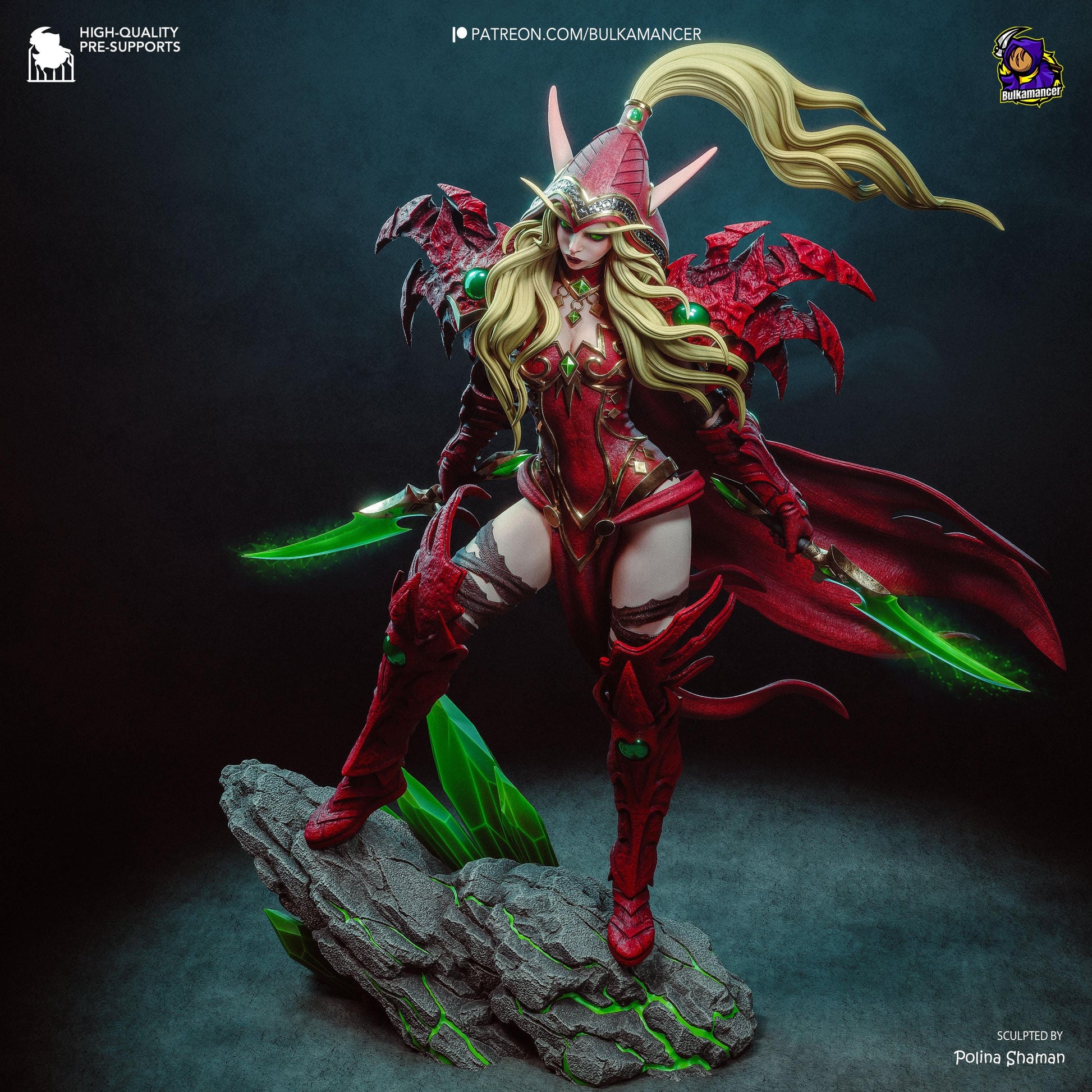 Valeera Statue 3D Printed | Gift For Gamer | Resin Figure | Hand Painted __etsy:8091842230