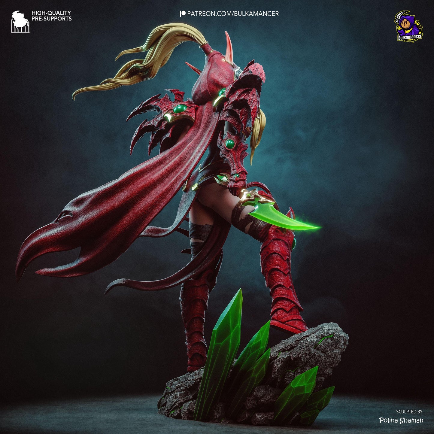 Valeera Statue 3D Printed | Gift For Gamer | Resin Figure | Hand Painted __etsy:8139749287