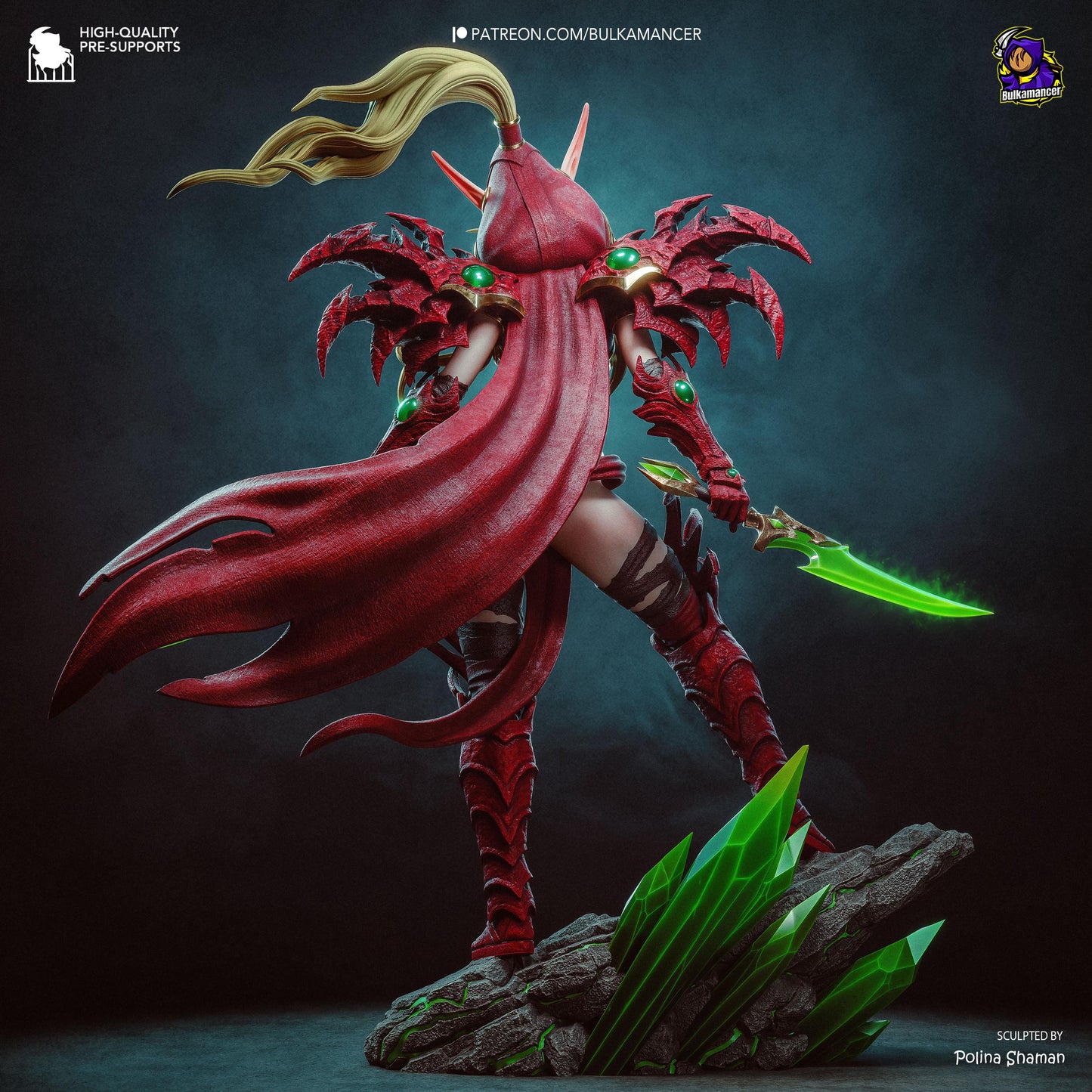 Valeera Statue 3D Printed | Gift For Gamer | Resin Figure | Hand Painted __etsy:8139749297