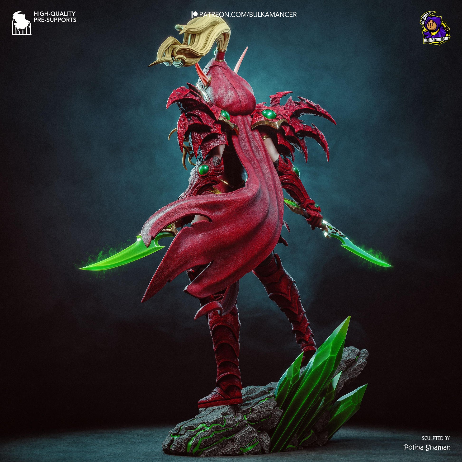 Valeera Statue 3D Printed | Gift For Gamer | Resin Figure | Hand Painted __etsy:8091842216