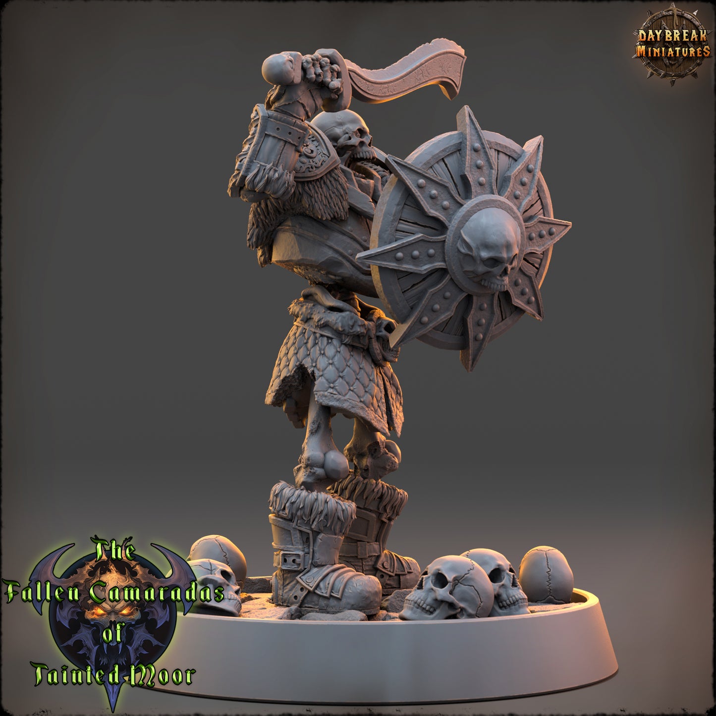 Undead Warrior Miniature | Wight Knight of the Bone Legion