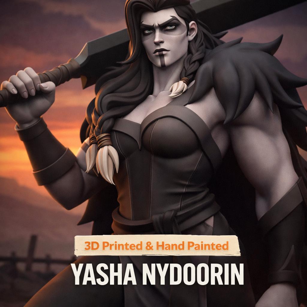 Yasha Nydoorin Statue 3D Printed | Gift For Gamer | Resin Figure | Hand Painted __etsy:7870464613