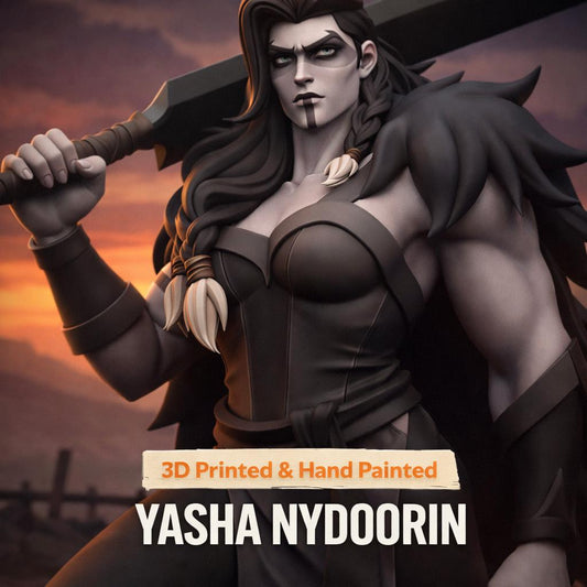 Yasha Nydoorin Statue 3D Printed | Gift For Gamer | Resin Figure | Hand Painted __etsy:7870464613