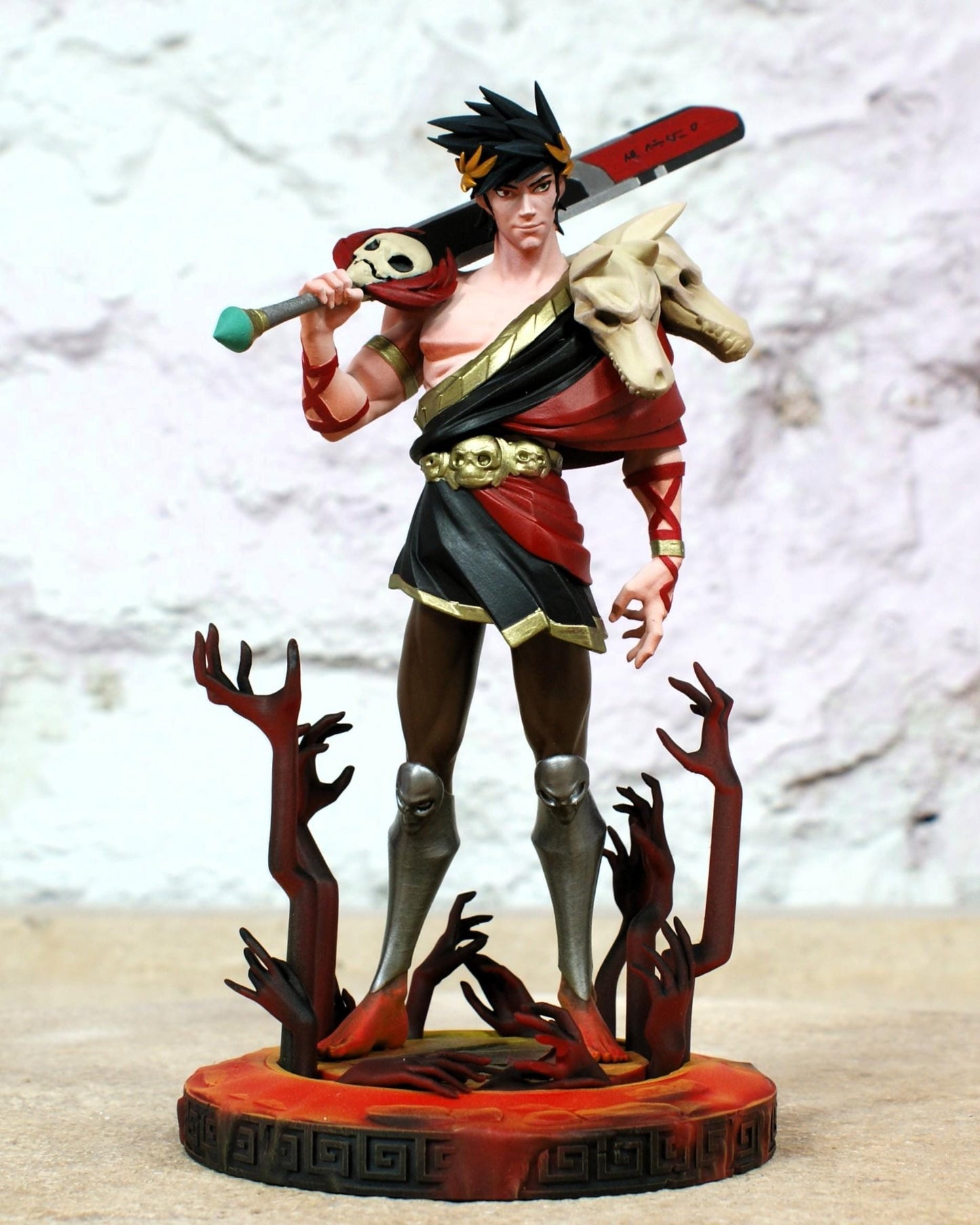 Zagreus Statue 3D Printed | Gift For Gamer | Resin Figure | Handmade Gift | Hand Painted __etsy:7150137757