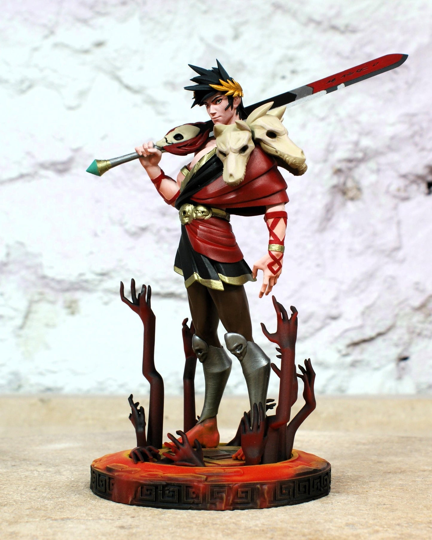 Zagreus Statue 3D Printed | Gift For Gamer | Resin Figure | Handmade Gift | Hand Painted __etsy:7150137157