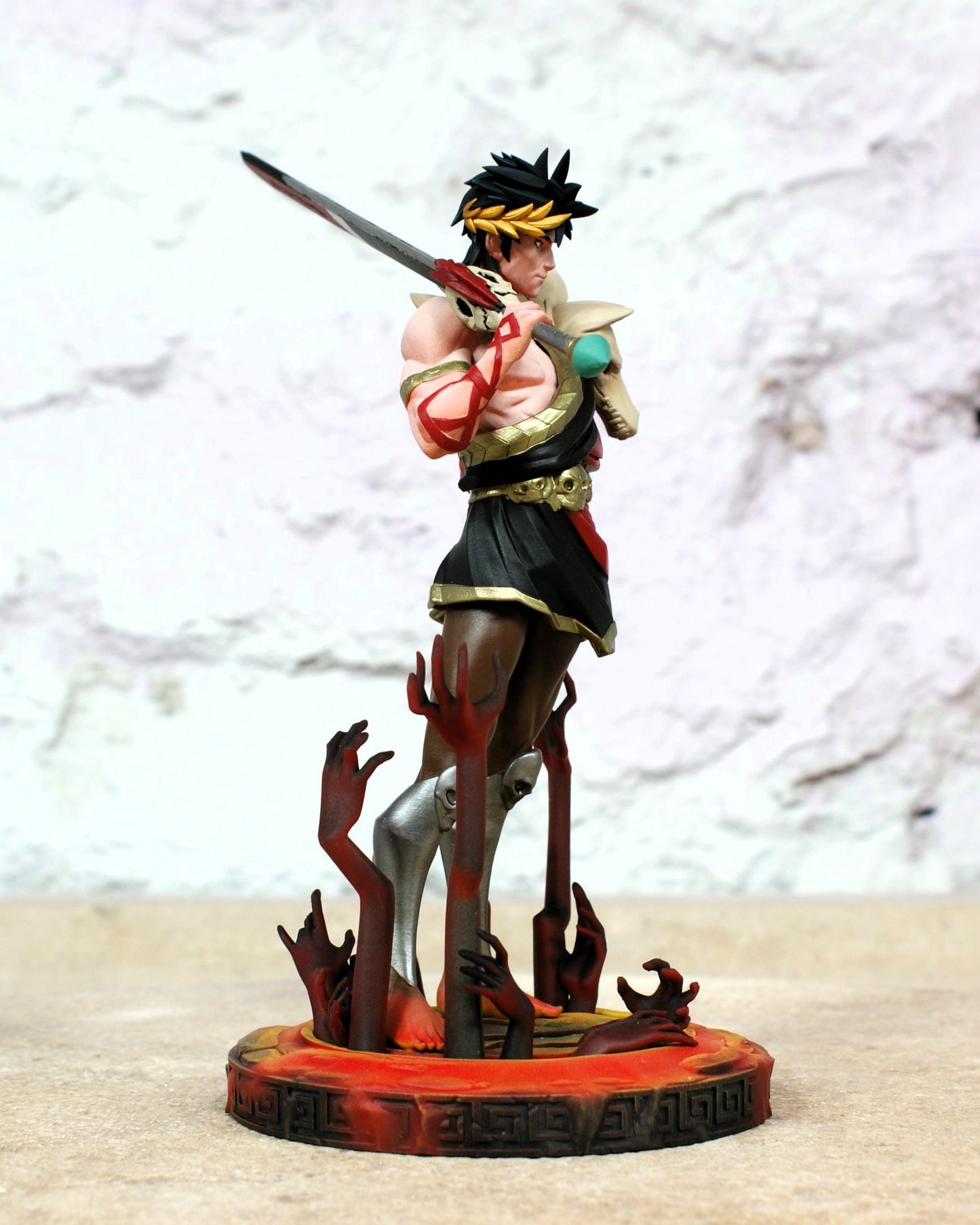 Zagreus Statue 3D Printed | Gift For Gamer | Resin Figure | Handmade Gift | Hand Painted __etsy:7102170886