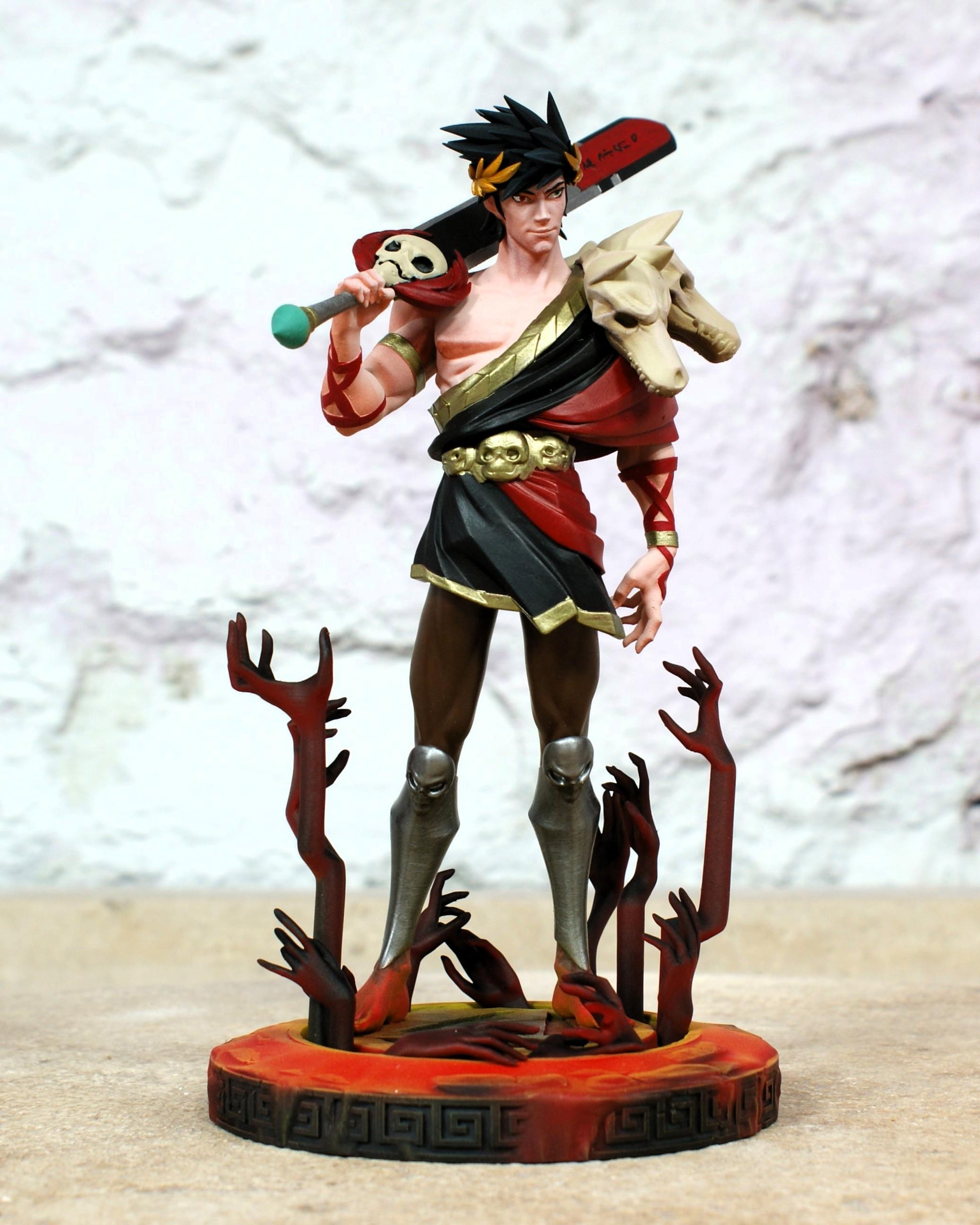 Zagreus Statue 3D Printed | Gift For Gamer | Resin Figure | Handmade Gift | Hand Painted __etsy:7102170894