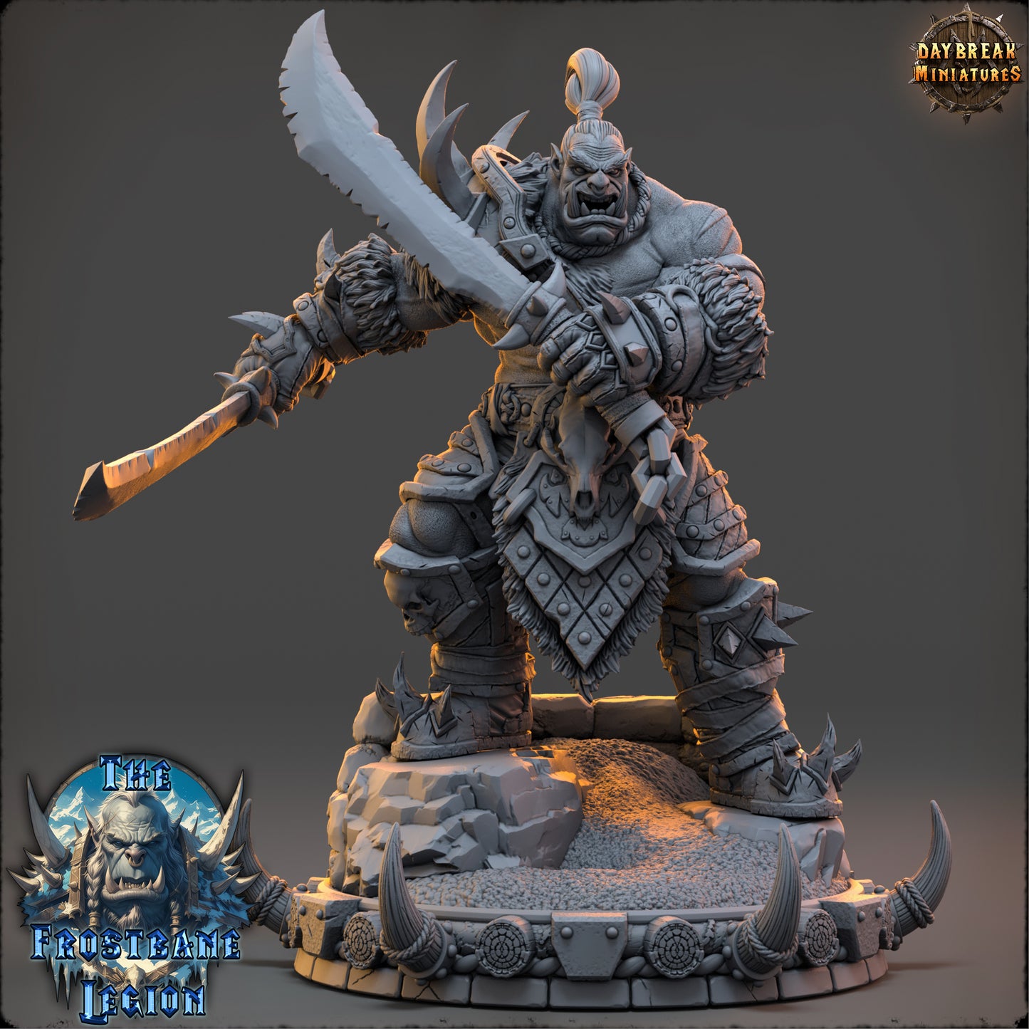 Orc Warrior Miniature | Zrathul the Stormbringer
