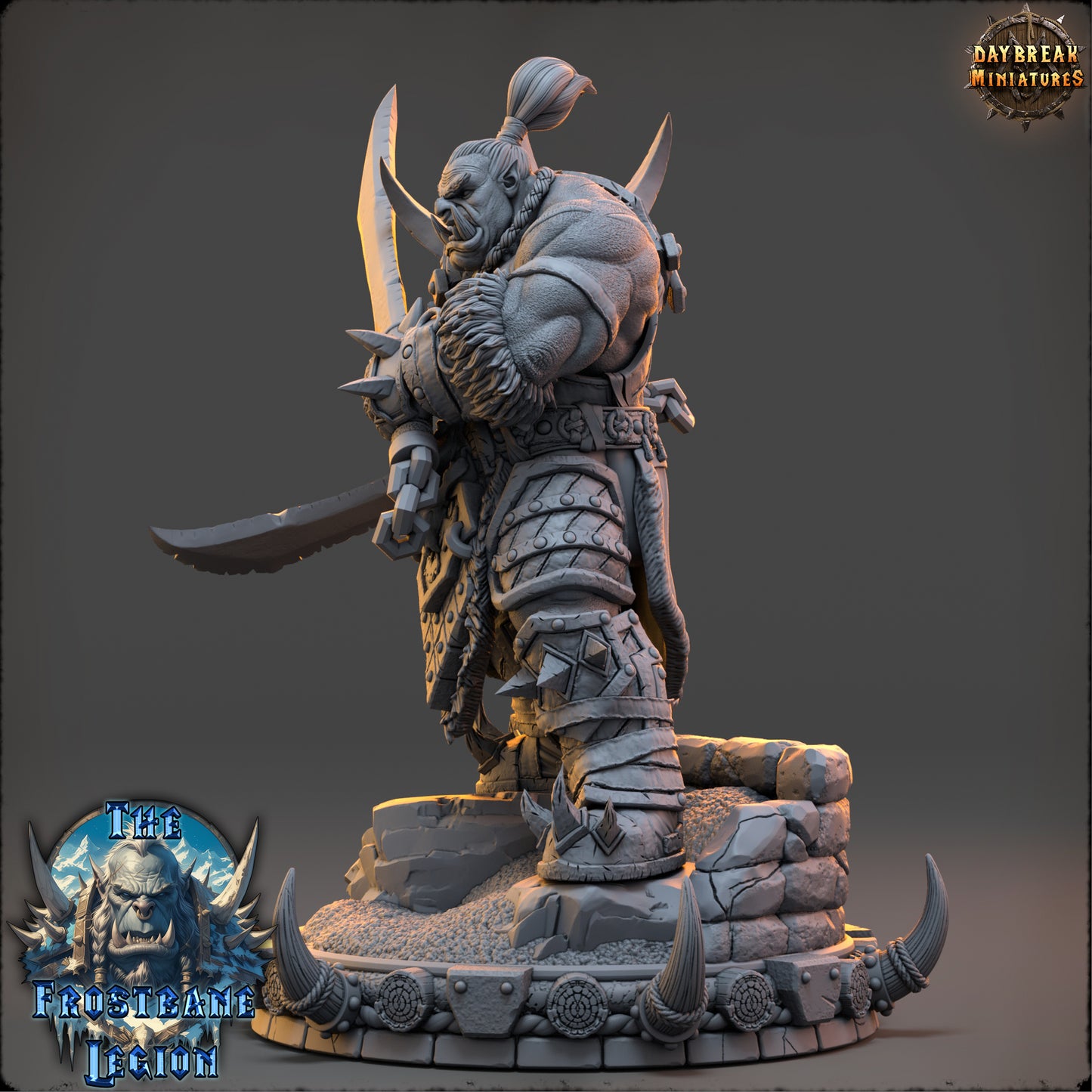 Orc Warrior Miniature | Zrathul the Stormbringer