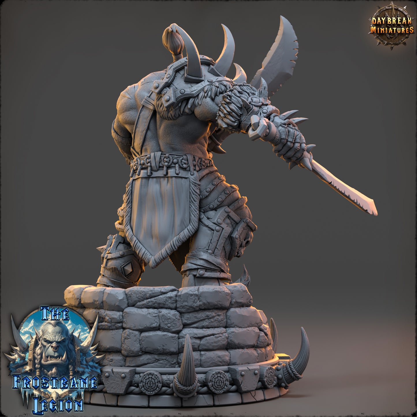 Orc Warrior Miniature | Zrathul the Stormbringer
