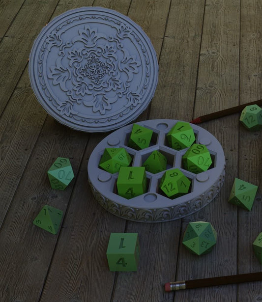 Art Deco Dice Holder
