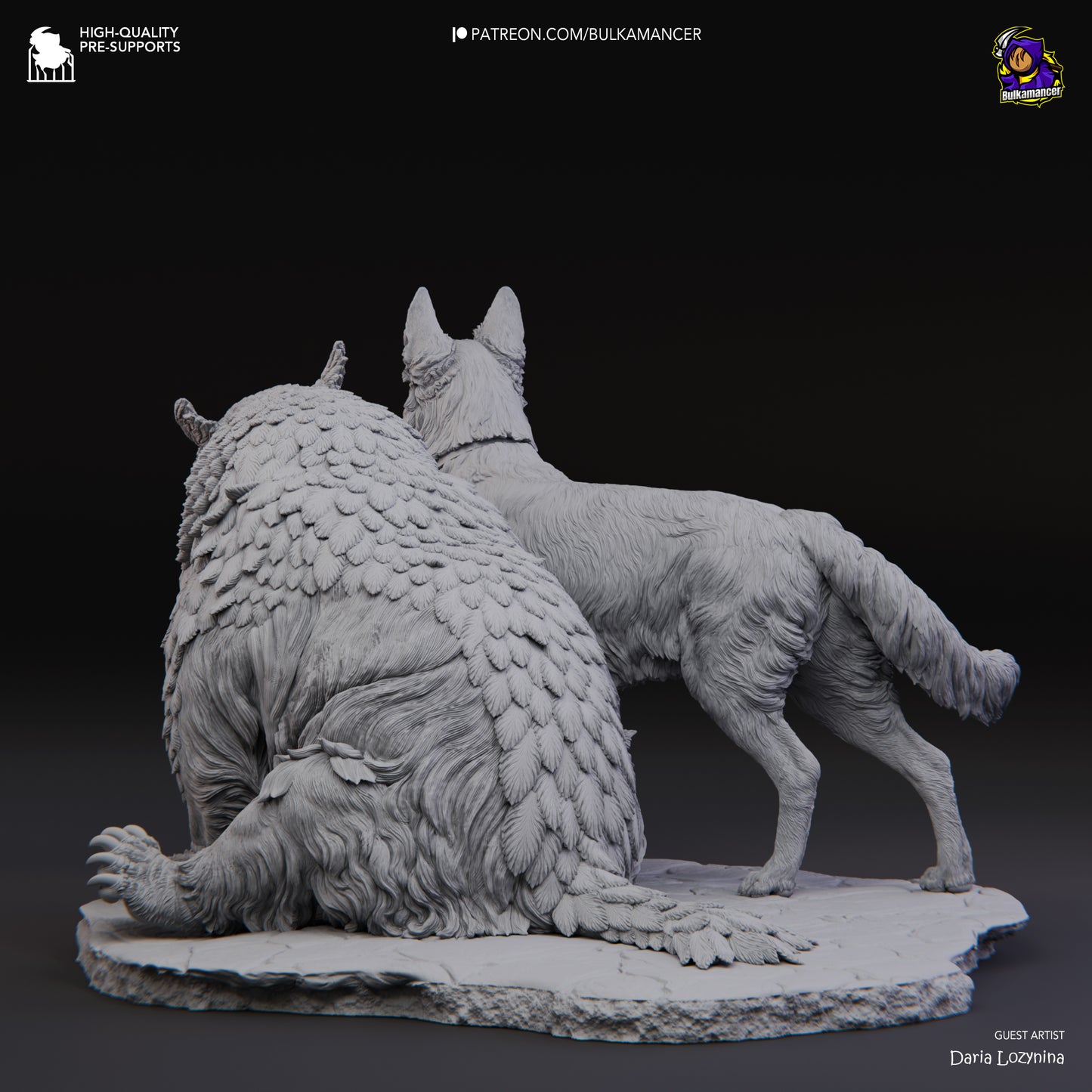 Scratch and Owlbear Cub Figure