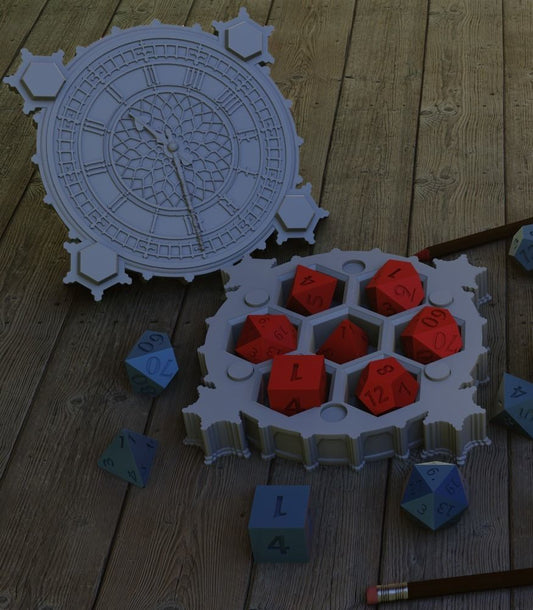Clock Dice Holder