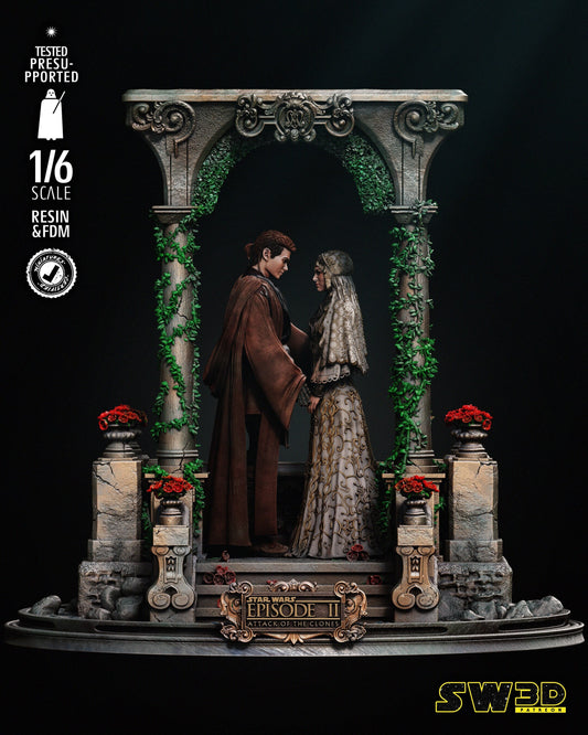 Anakin and Padme Figure