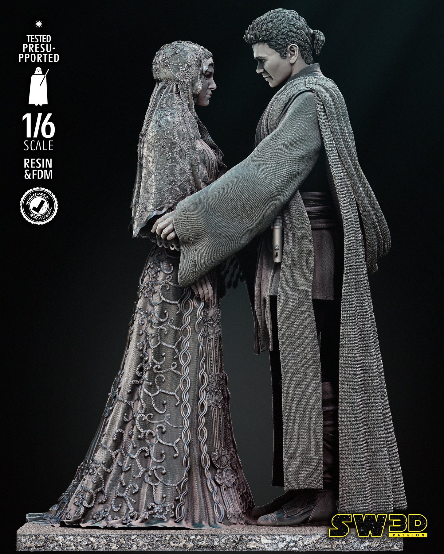 Anakin And Padme Figure