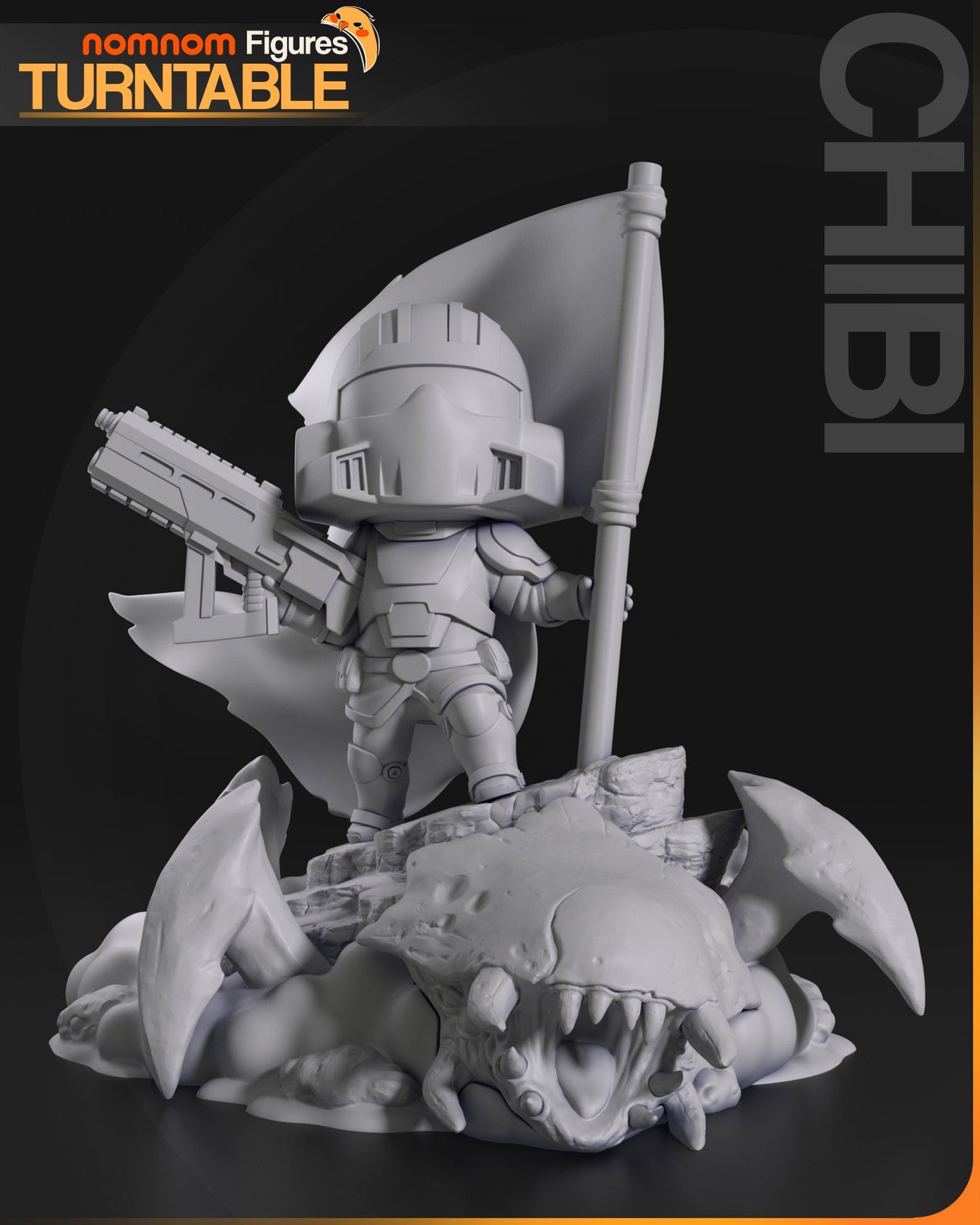 Chibi Helldiver Figure