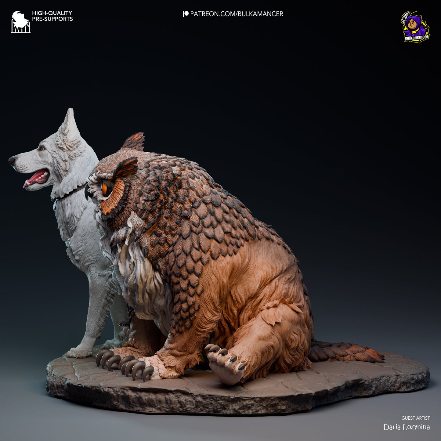 Scratch and Owlbear Cub Figure