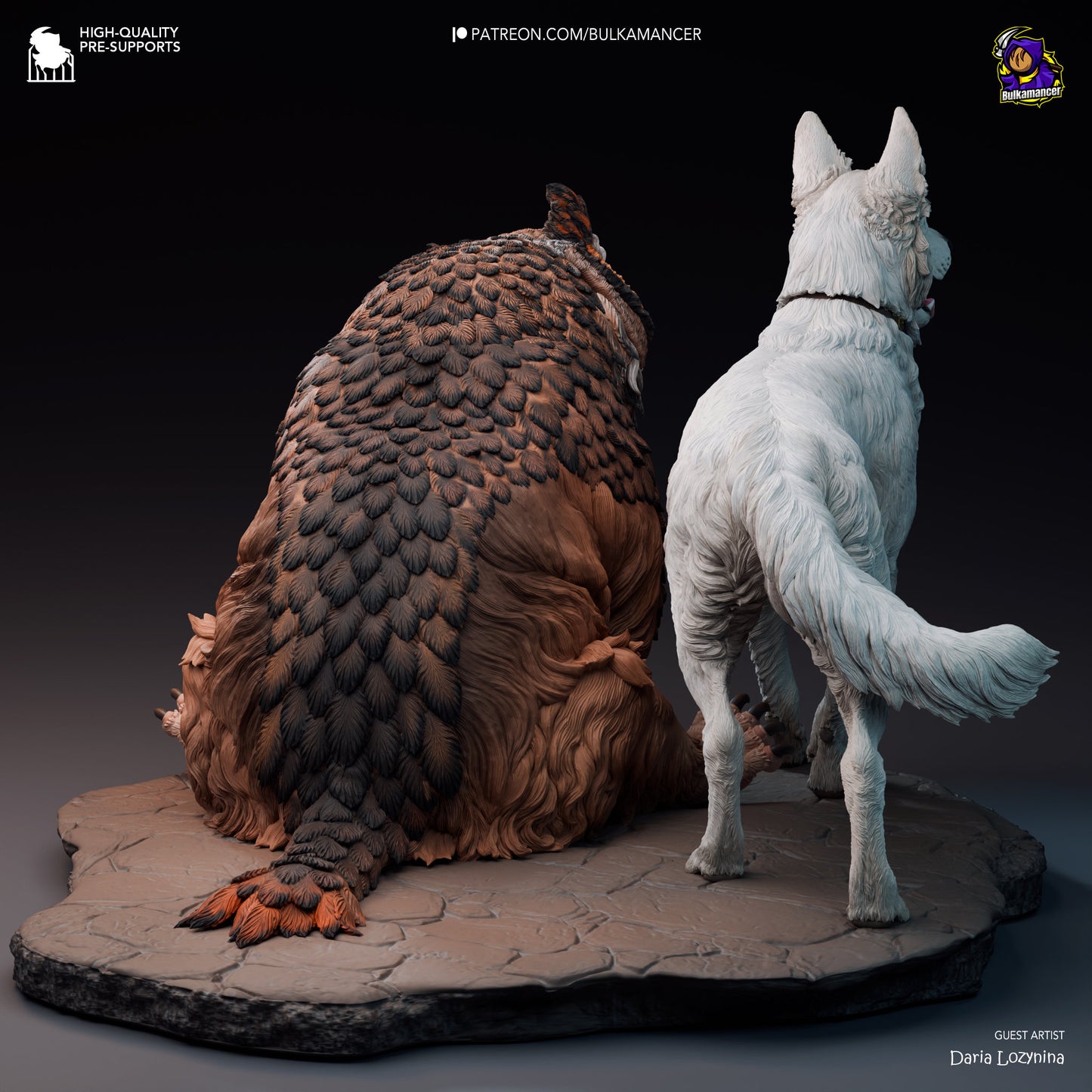 Scratch and Owlbear Cub Figure