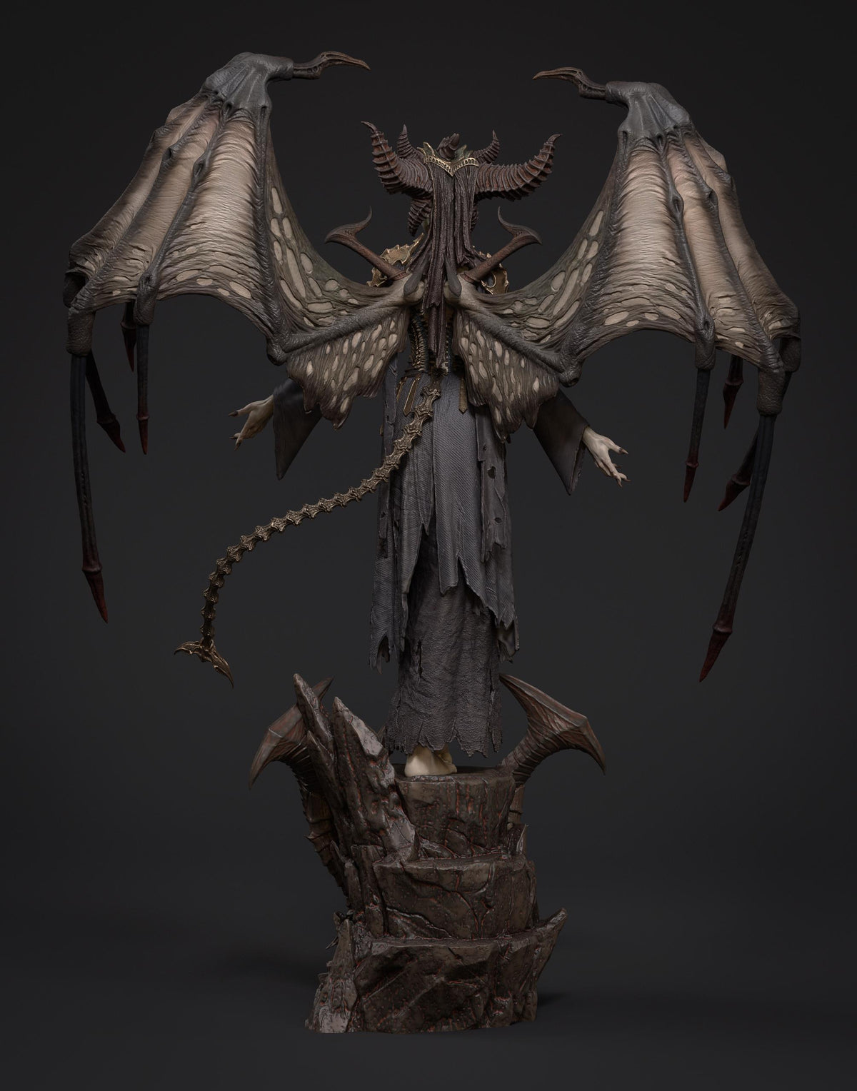 Lilith Statue 3D Printed | Gift For Gamer | Resin Figure | Hand Painted __etsy:7620993523