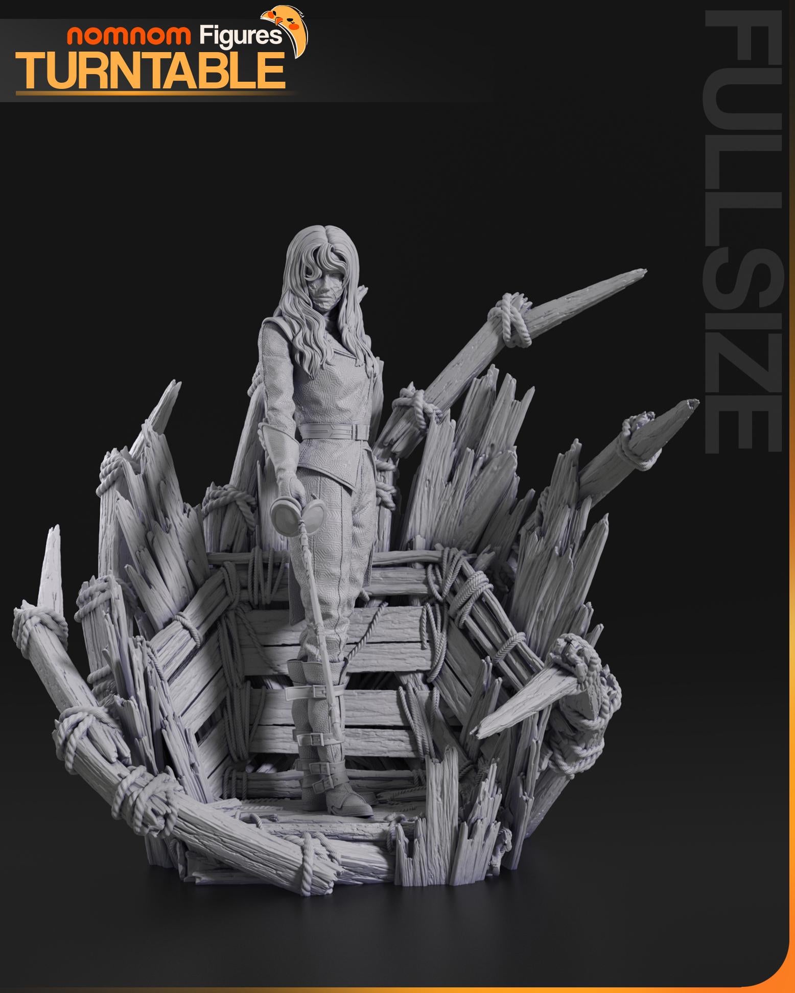 Alicia Statue 3D Printed | Gift For Gamer | Resin Figure | Hand Painted
