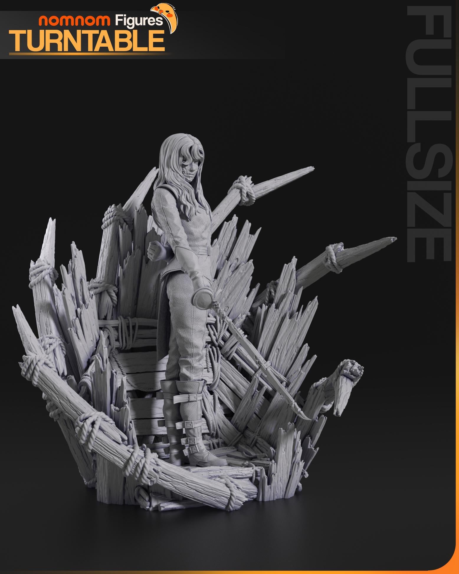 Alicia Statue 3D Printed | Gift For Gamer | Resin Figure | Hand Painted