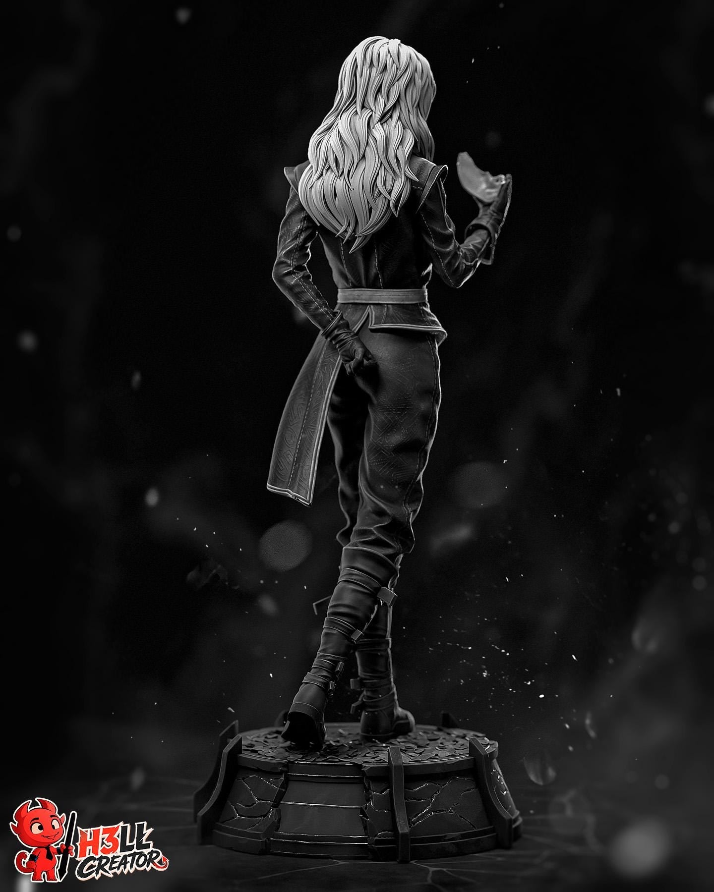 Alicia Statue 3D Printed | Gift For Gamer | Resin Figure | Hand Painted
