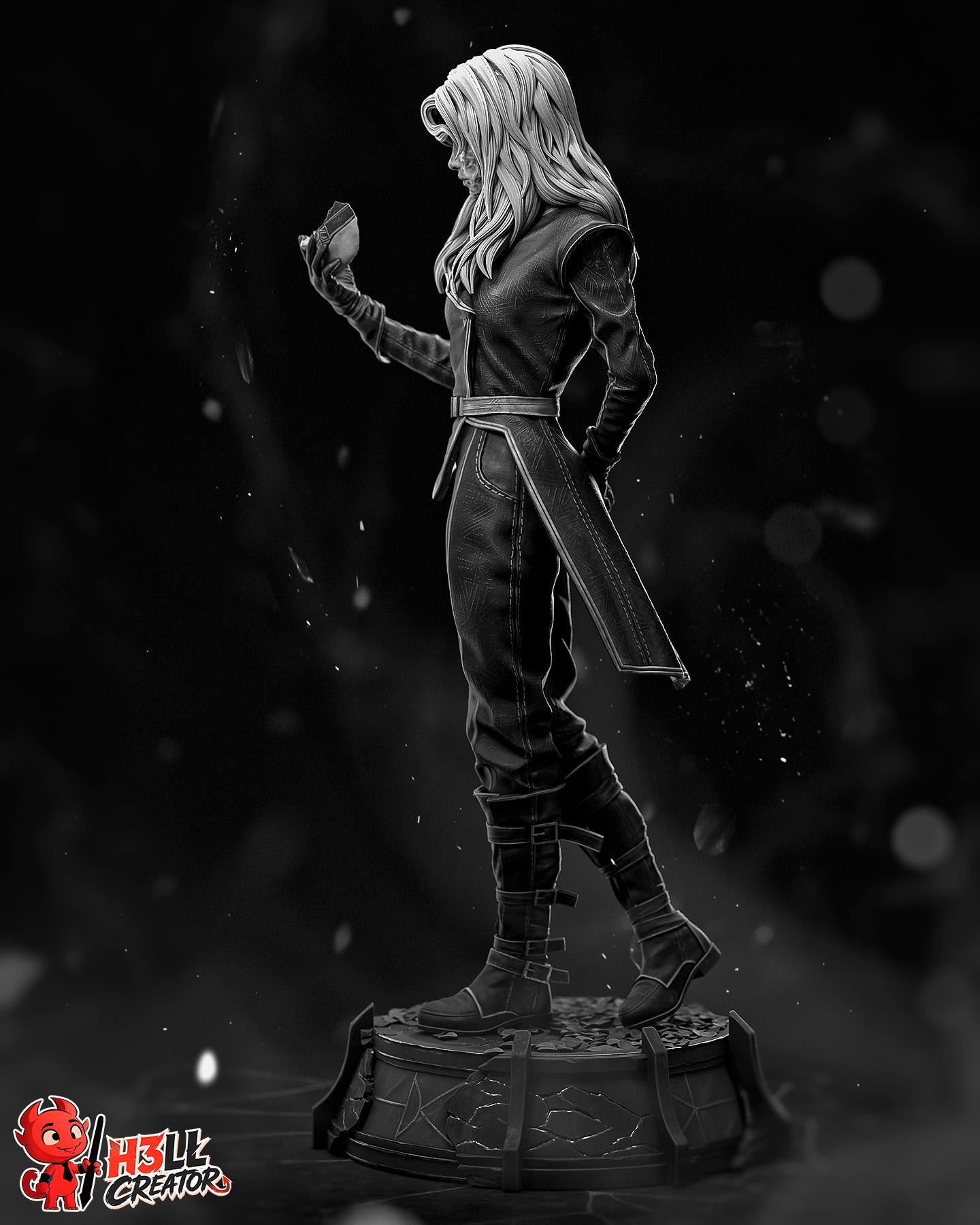 Alicia Statue 3D Printed | Gift For Gamer | Resin Figure | Hand Painted